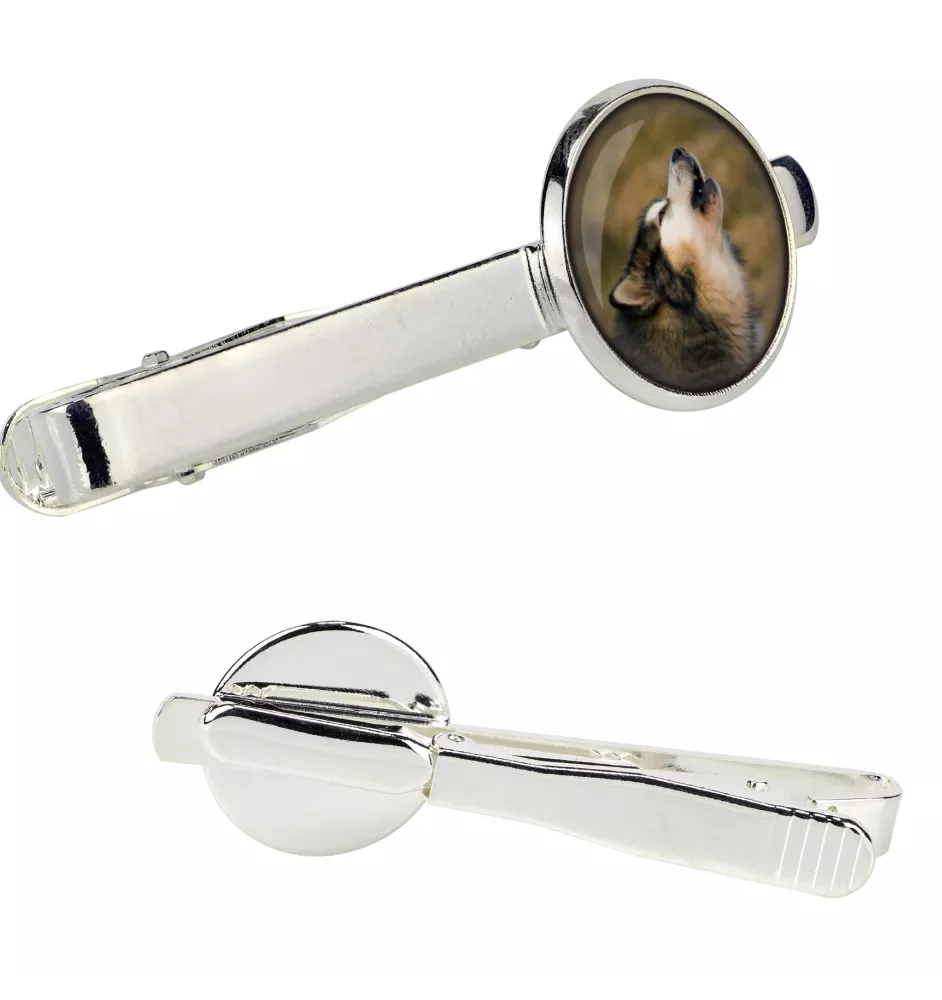 Alaskan Malamute - tie clip in a box, stylish tie, personalized jewelry from the Art-Dog brand