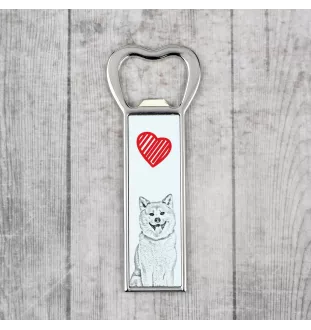 Akita, Akita Inu - Flaschenöffner mit Hund, personalisierter Flaschenöffner für den Kühlschrank, ein einzigartiges Geschenk für Männer von der Marke Art-Dog