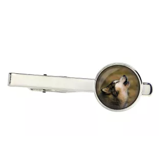 Alaskan Malamute - cufflinks and tie with your photo, a suit decoration, men's jewelry from the Art-Dog brand.