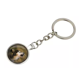 Malamute de l'Alaska - porte-clés dans une boîte, photo personnelle, porte-clés de la marque Art-Dog