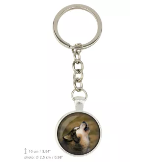 Alaskan Malamute, Alaskischer Malamute - Schlüsselanhänger in einer Box, eigenes Foto, Schlüsselanhänger der Marke Art-Dog