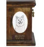 Akita, Akita Inu - commemorative plaque with a photo of a dog, tombstone with a print, personalized oval plaque from the Art-Dog brand
