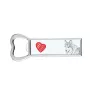 Alaskan Malamute - bottle opener with a dog, personalized fridge opener, unique gift for a man by Art-Dog brand