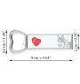 Alaskan Malamute - bottle opener with a dog, personalized fridge opener, unique gift for a man by Art-Dog brand
