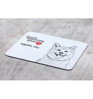 Akita, Akita Inu - Mauspad mit Druck, personalisiertes Mauspad mit Hund, einzigartiges Gadget für Büroangestellte von Art-Dog.