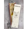 Akita, Akita Inu - boîte à vin avec chien, boîte à alcool avec graphisme, boîte cadeau personnalisée de la marque Art-Dog