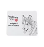 Alaskan Malamute, Alaskischer Malamute - Mauspad mit Druck, personalisiertes Mauspad mit Hund, einzigartiges Gadget für Büroangestellte von Art-Dog.