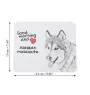 Alaskan Malamute, Alaskischer Malamute - Mauspad mit Druck, personalisiertes Mauspad mit Hund, einzigartiges Gadget für Büroangestellte von Art-Dog.
