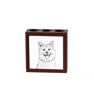 Akita, Akita Inu - porte-stylo avec chien, organiseur de bureau avec impression, décoration de bureau personnalisée de la marque Art-Dog