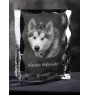 Alaskan Malamute ramka kryształowa z psem Art-Dog