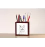 Akita, Akita Inu - pen holder with a dog, desk organizer with a print, personalized desk decoration from the Art-Dog brand.