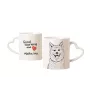 Akita kubek z psem good morning serce Art-Dog