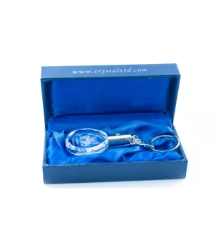 Alaskan Malamute brelok do kluczy owalny z koniem Art-Dog