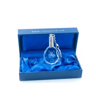 Malamute de l'Alaska - pendentif avec une photo de chien, porte-clés en cristal dans une boîte cadeau, un cadeau unique par Art-Dog