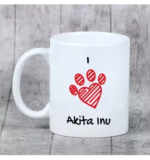 Akita, Akita Inu - cup with a dog, cute cup with graphics, a gift with your photo from the Art-Dog brand