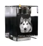 Alaskan Malamute, Alaskischer Malamute - Kerzenhalter mit Hundefoto, Teelichthalter aus Kristall, personalisiertes Geschenk der Marke Art-Dog