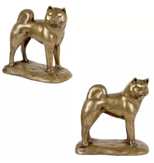 Akita, Akita Inu - dog statue, figurine for office, trophy for dog show by Art-Dog brand