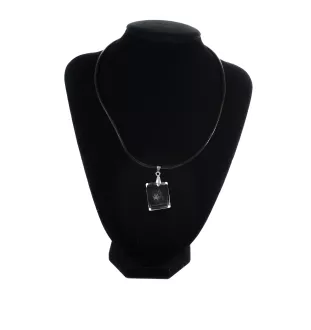 Alaskan Malamute - Crystal dog pendant, photo necklace, unique jewellery by Art-Dog