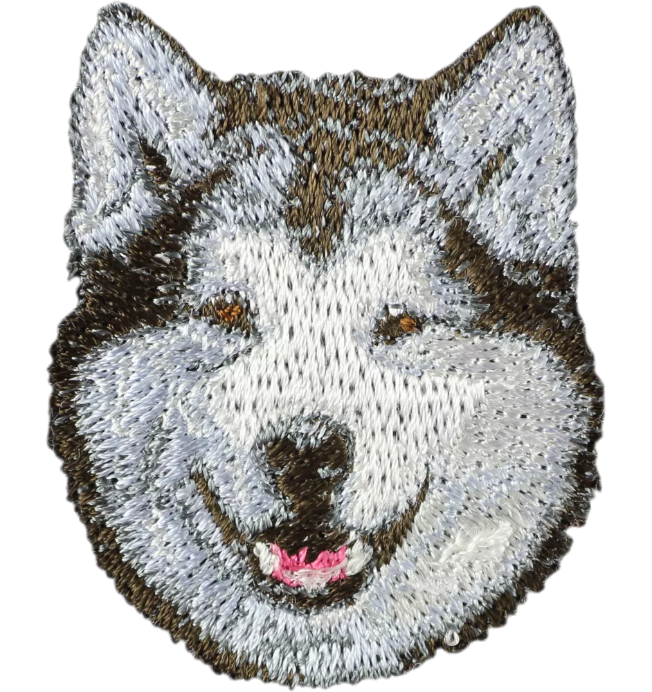 Malamute de l'Alaska - écusson en forme de chien, patch brodé, décoration unique pour sac à dos de la marque Art-Dog