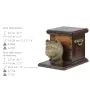 Akita, Akita Inu - urn for dog ashes with a statuette, elegant urn for a dog, unique urn with a bust of a dog by Art-Dog brand