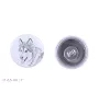 Alaskan Malamute kolczyki z psem mały Art-Dog