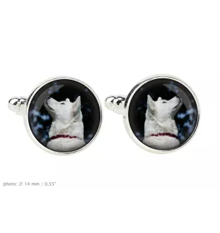Akita, Akita Inu - cufflinks, a shirt accessory, a shirt pendant from the Art-Dog brand