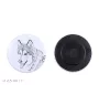 Alaskan Malamute - magnet with a dog's pupil, exceptionally light, strong magnet, handmade product by the Art-Dog brand