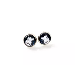 Akita, Akita Inu - earrings your photo handmade, own photo, jewelry from the Art.-Dog brand