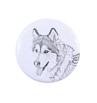 Alaskan Malamute - women's jewelry with a dog portrait, handmade product, possibility to add your own photo, Art-Dog brand