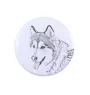 Alaskan Malamute - women's jewelry with a dog portrait, handmade product, possibility to add your own photo, Art-Dog brand
