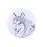 Malamute de l'Alaska - badge avec votre chien, ajoutez votre propre photo, marque Art-Dog