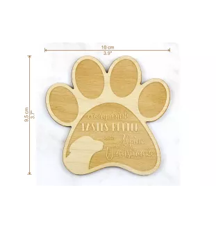 Alpejski gończy krótkonożny podkładka pod kubek ze sklejki Art-Dog