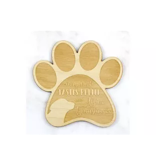 Basset des Alpes - Sous-verre mug, sous-verre gravé avec chien, cadeau pour amoureux des chiens par la marque Art-Dog