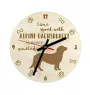 Basset des Alpes - horloge avec chien, horloge en bois avec gravure, horloge personnalisée par Art-Dog