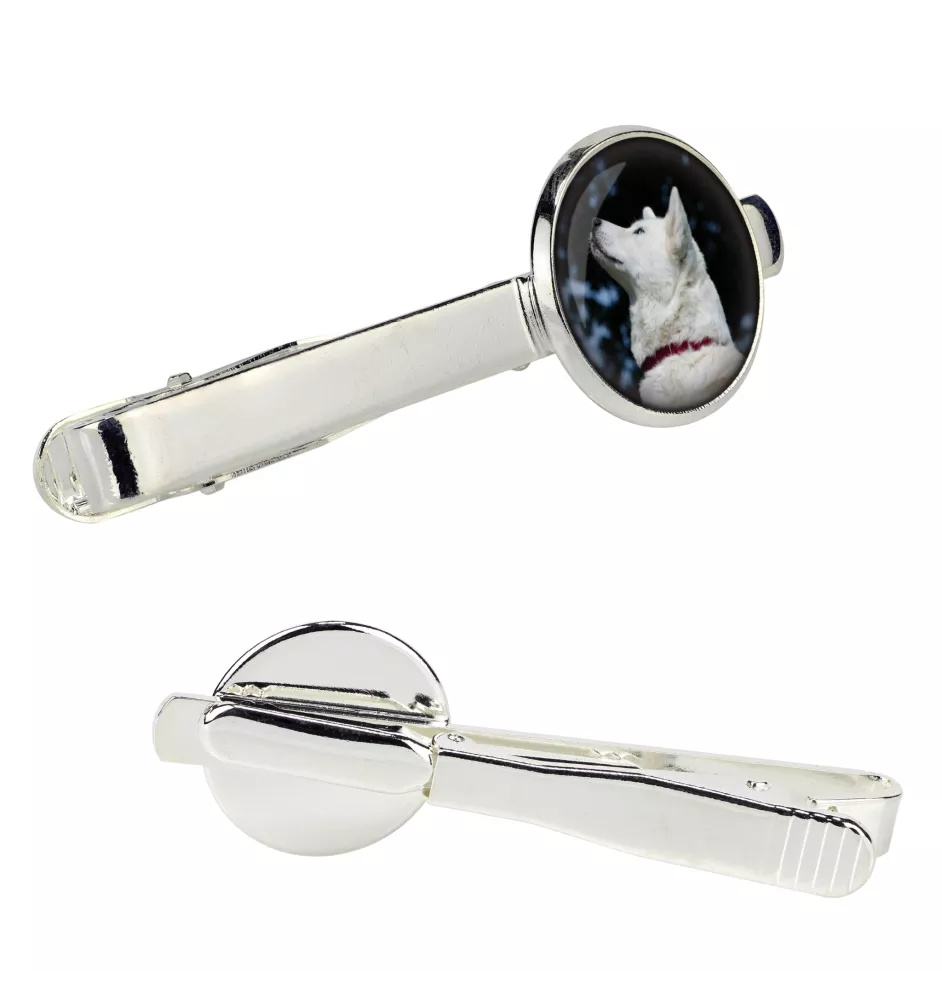 Akita, Akita Inu - pince à cravate dans une boîte, cravate élégante, bijoux personnalisés de la marque Art-Dog