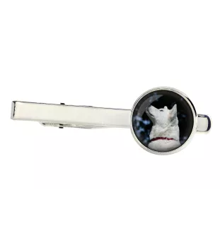 Akita, Akita Inu - tie clip in a box, stylish tie, personalized jewelry from the Art-Dog brand