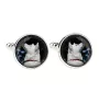 Akita, Akita Inu - cufflinks in a box, handmade jewelry, product of the Art-Dog brand