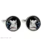 Akita, Akita Inu - cufflinks and tie with your photo, a suit decoration, men's jewelry from the Art-Dog brand.
