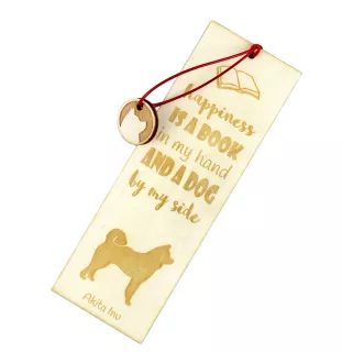 Akita, Akita Inu - marque-page pour livre avec chien, marque-page personnalisé, accessoire canin pour les lecteurs de la marque Art-Dog