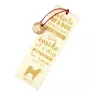 Akita, Akita Inu - dog bookmark, personalized bookmark, gift for bookworm from Art-Dog brand