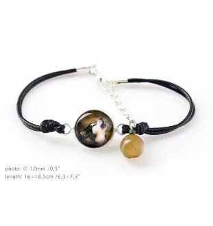 Alaskan Malamute - a set of jewelry in a box, necklace, earrings, bracelet, products from the Art-Dog brand