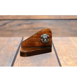 Akita, Akita Inu - bougeoir en bois avec un chien, support pour bougie chauffe-plat, lieu de mémoire pour chien de la marque Art-Dog