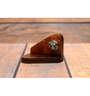 Akita, Akita Inu - bougeoir en bois avec un chien, support pour bougie chauffe-plat, lieu de mémoire pour chien de la marque Art-Dog