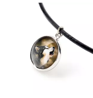 Malamute de l'Alaska - boîte à bijoux avec votre photo, ensemble collier et boucles d'oreilles, produits personnalisés de la marque Art-Dog