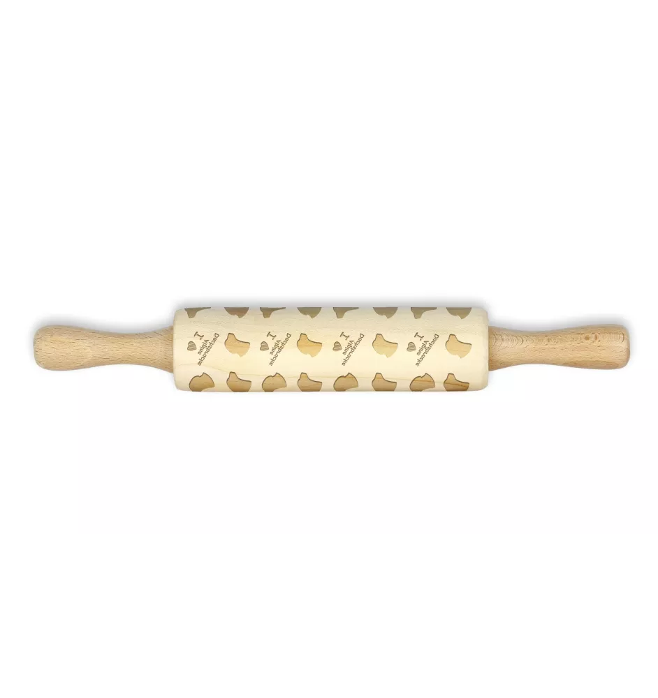 Alpejski gończy krótkonożny wałek z głową psa mały Art-Dog