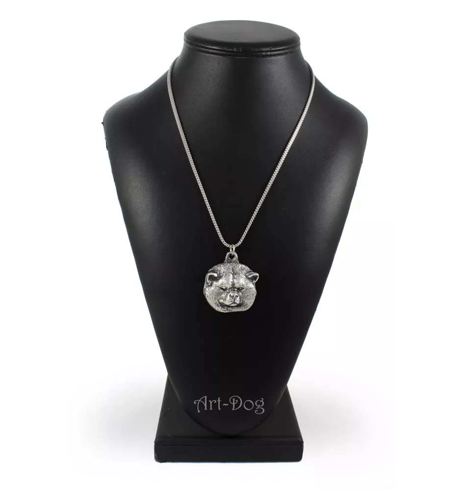 Akita, Akita Inu - un collier avec un chien, un pendentif de chien sur une chaîne en argent, un bijou unique de la marque Art-Dog