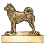 Akita, Akita Inu - plaque d'adresse avec chien, plaque de nom en laiton, plaque de porte personnalisée avec le nom de la marque Art-Dog