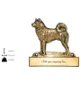 Akita, Akita Inu - plaque d'adresse avec chien, plaque de nom en laiton, plaque de porte personnalisée avec le nom de la marque Art-Dog
