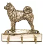 Akita, Akita Inu - key holder with a dog, brass handle for dog accessories, an elegant decoration for the hallway from the Art-Dog brand.