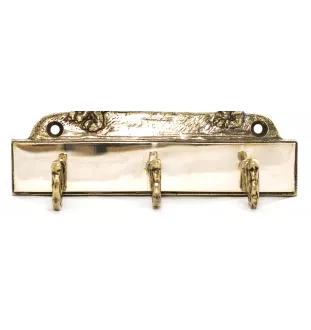 Akita, Akita Inu - Schlüsselhalter mit Hund, Messinggriff für Hundezubehör, elegante Dekoration für den Flur der Marke Art-Dog